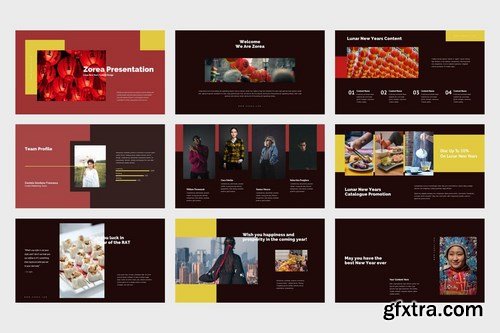 Zorea  Chinese New Year Festival Powerpoint and Keynote Templates