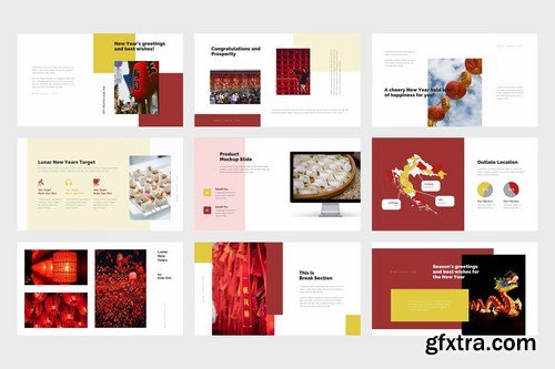 Zorea  Chinese New Year Festival Powerpoint and Keynote Templates