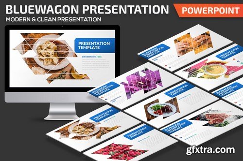 Bluwagon Powerpoint and Keynote Templates