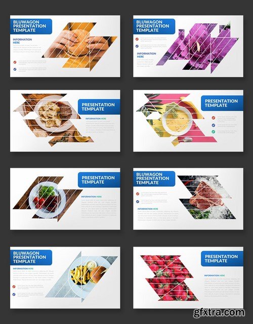 Bluwagon Powerpoint and Keynote Templates