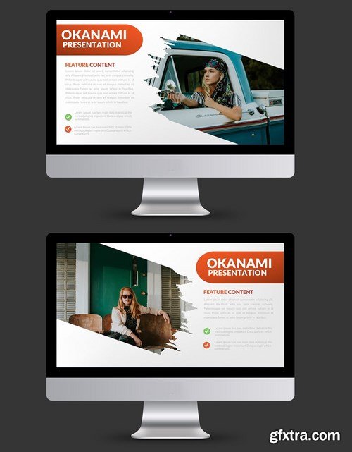 Okanami Powerpoint and Keynote Templates