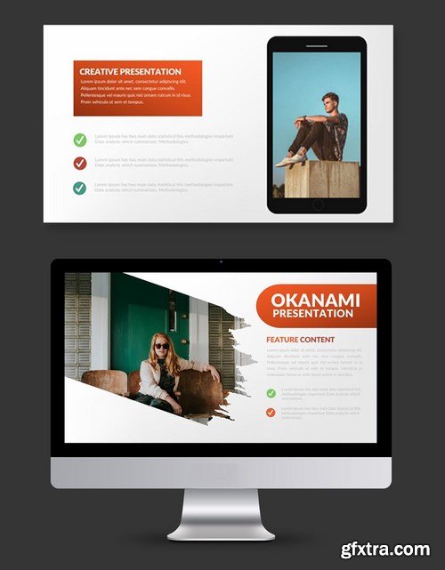 Okanami Powerpoint and Keynote Templates