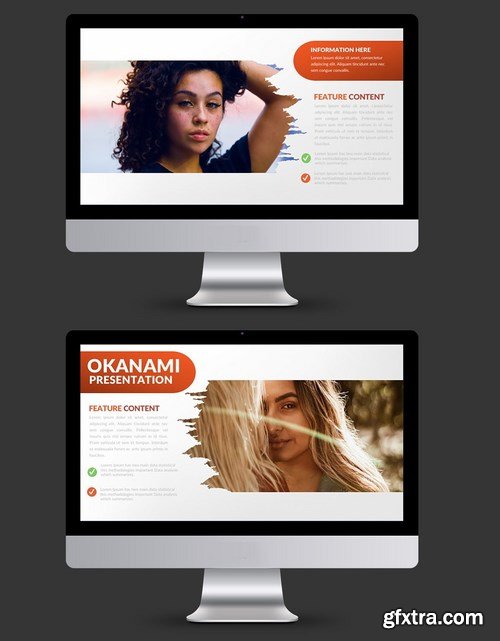 Okanami Powerpoint and Keynote Templates