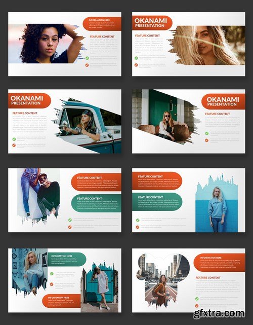 Okanami Powerpoint and Keynote Templates