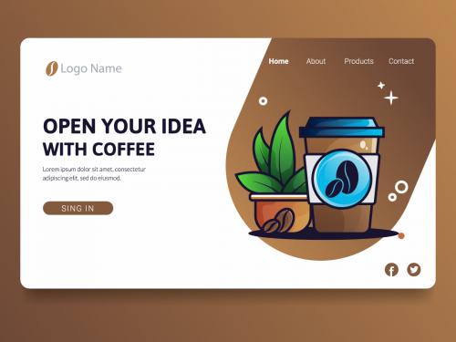 Open Your Idea Concept for landing Page - open-your-idea-concept-for-landing-page