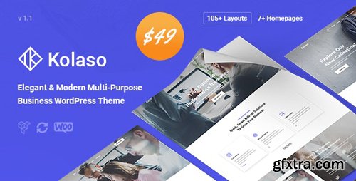 ThemeForest - Kolaso v1.2.0 - Modern Multi-Purpose WordPress Theme - 23321406