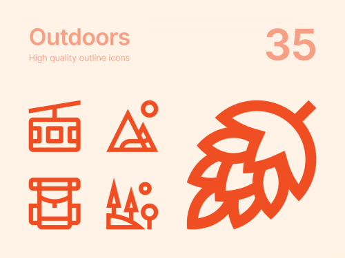 Outdoors icons - outdoors-icons