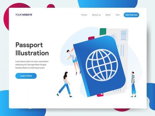 Passport Illustration Concept - passport-illustration-concept