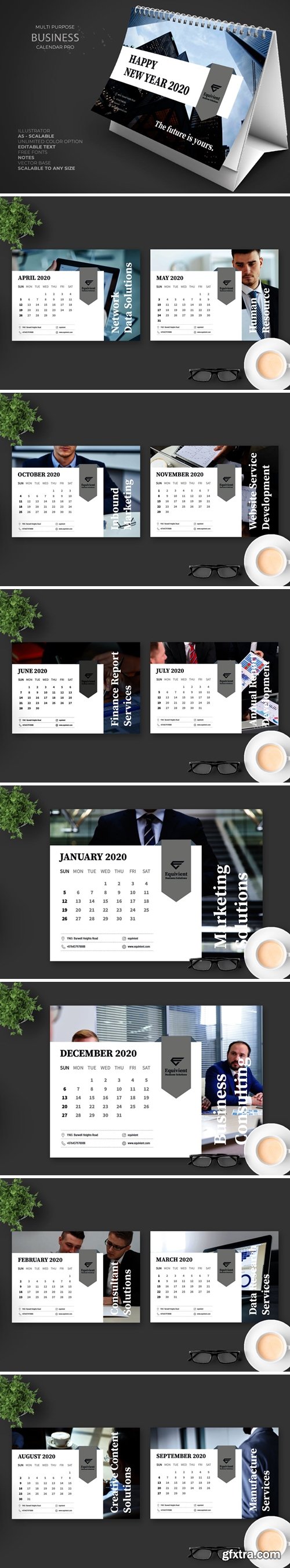 2020 Business Calendar Pro