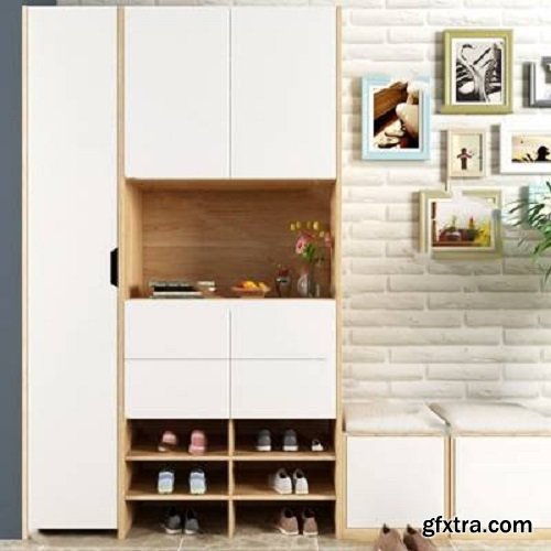 Modern shoe cabinet / Decorative set Combination