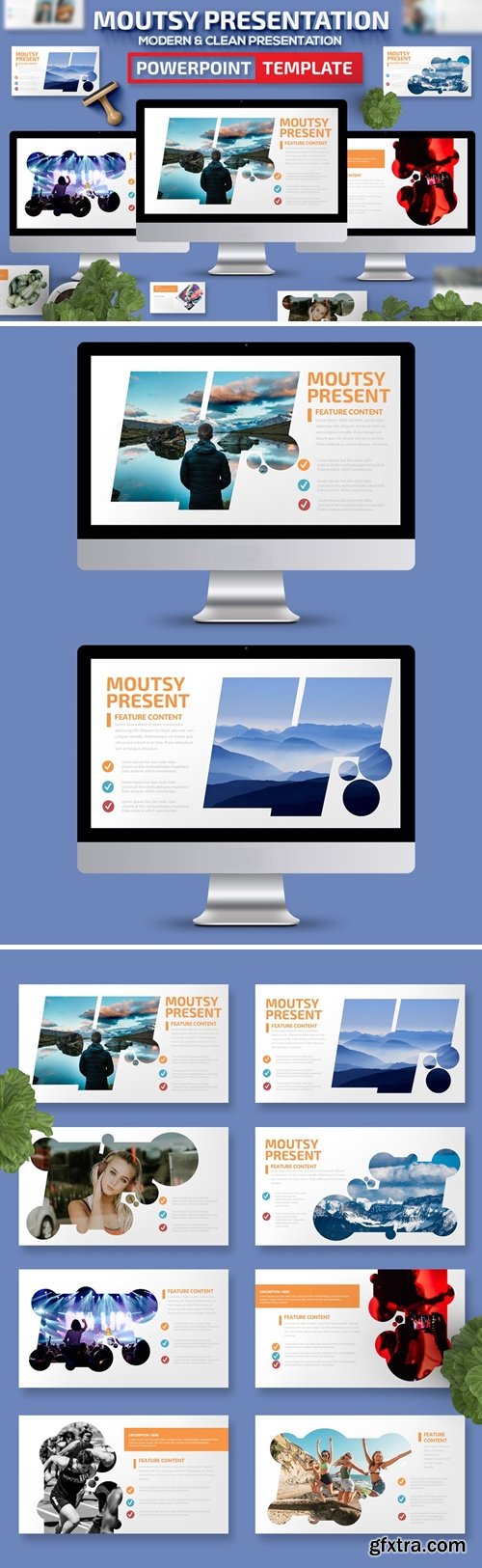 Moutsy Powerpoint and Keynote Presentation Template