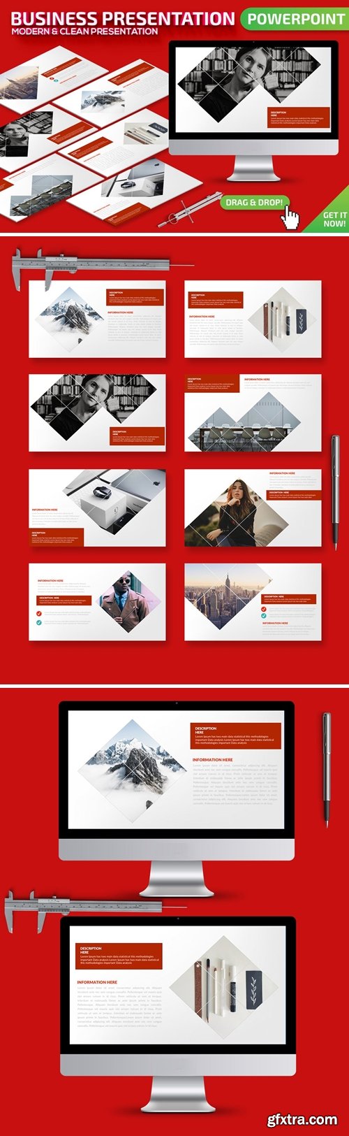 Business Powerpoint and Keynote Presentation Template