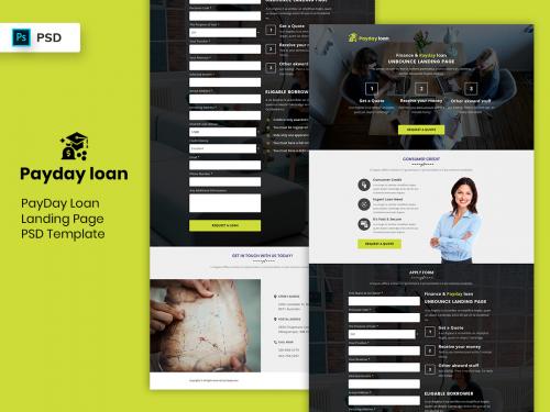 Payday Loan Landing Page PSD Template - payday-loan-landing-page-psd-template