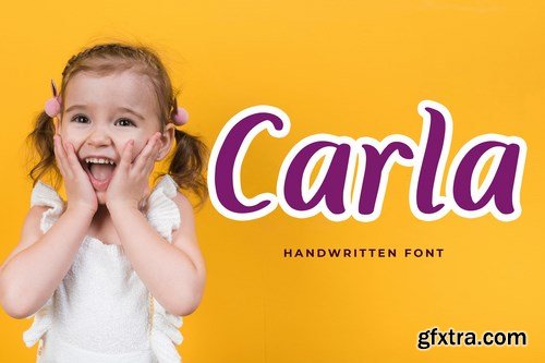 Carla Playful Handwritten Font