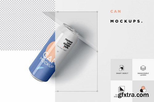 Can Mockup - 500ml