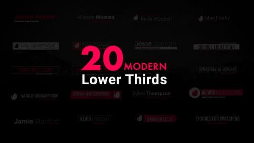 Videohive - Modern Lower Thirds