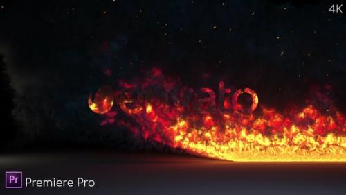 Videohive - Fire Burning Logo Reveal - Premiere Pro