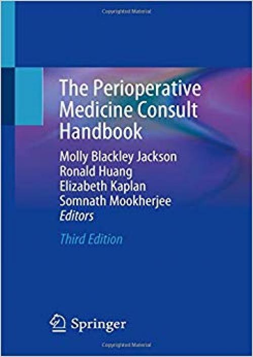 The Perioperative Medicine Consult Handbook - 3030197034