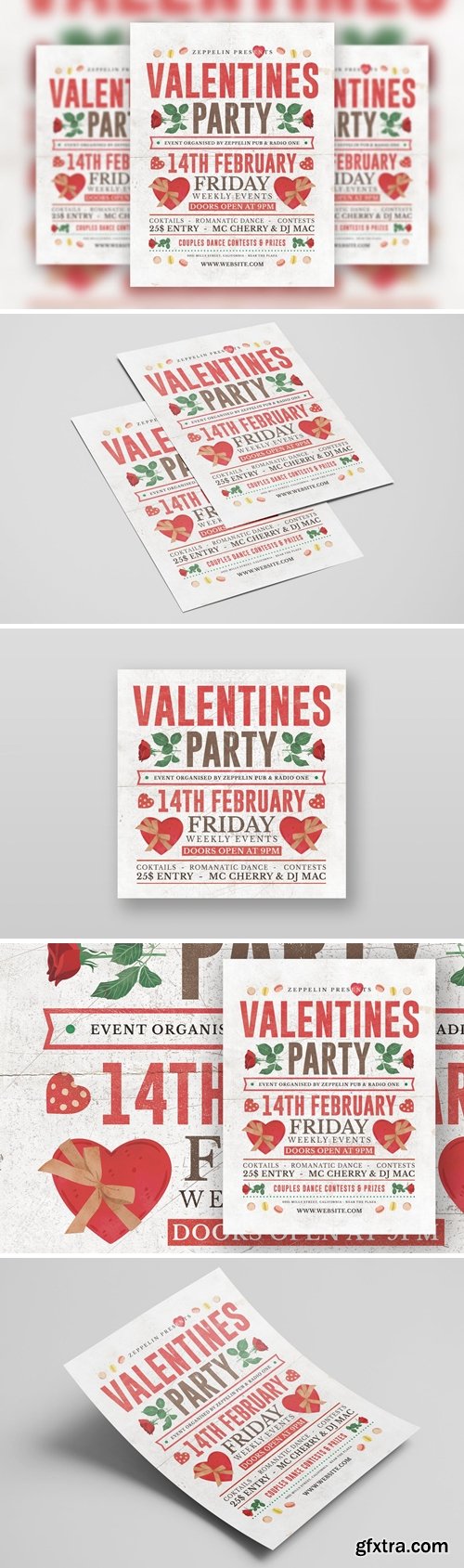 Valentine\'s Day Flyer Template Vol.3