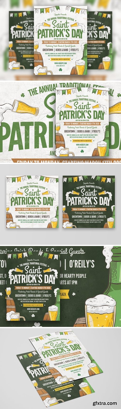 Saint Patrick\'s Day Flyer Template