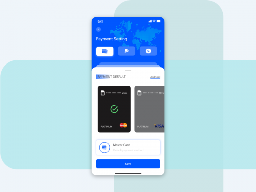 Payment Settings flat design concept for Payment app - payment-settings-flat-design-concept-for-payment-app