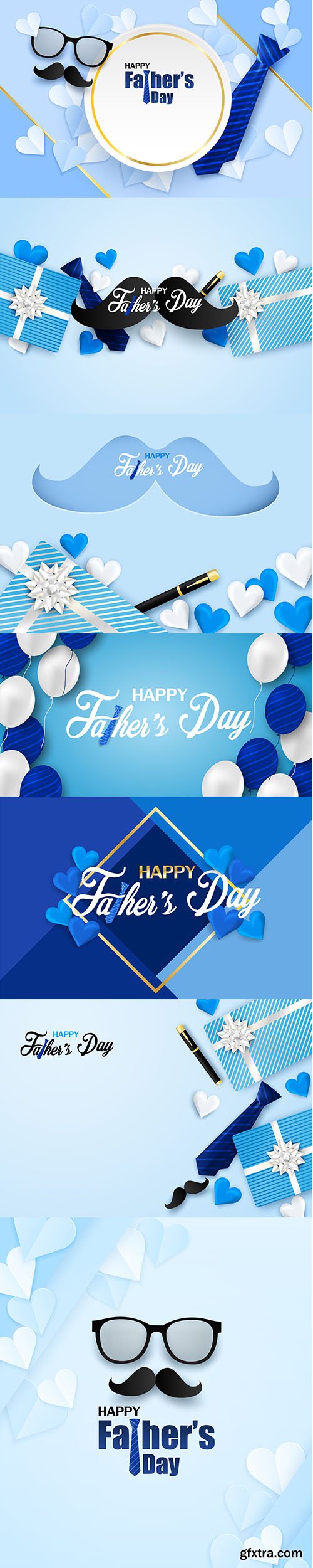 Vector Backgrounds - Happy Fathers Day 