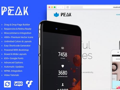 Peak WordPress Theme - Templates - peak-wordpress-theme-premium-templates