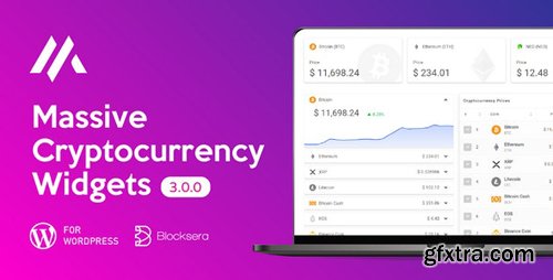 CodeCanyon - Massive Cryptocurrency Widgets v3.1.4 | Crypto Plugin - 22093978