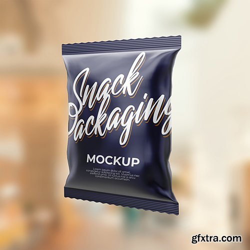 Snack Packaging PSD Mockup