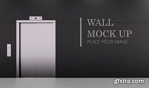 Elevator Side Wall PSD Mockup