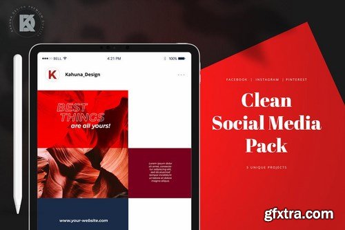 Clean Social Media Pack