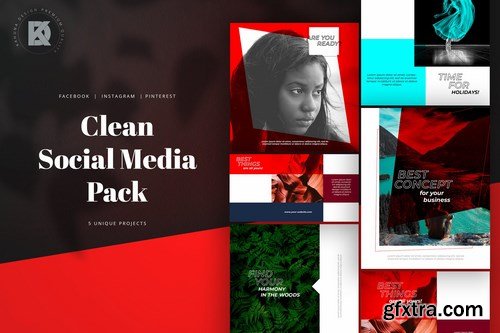 Clean Social Media Pack