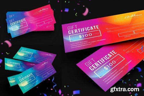 Colorful Gift Certificate