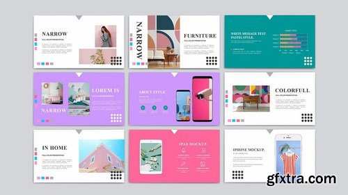 NARROW - Colorfull Powerpoint Google Slides and Keynote Templates