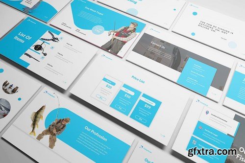 Fishing Powerpoint Google Slides and Keynote Templates