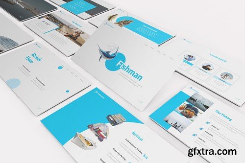 Fishing Powerpoint Google Slides and Keynote Templates