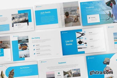 Fishing Powerpoint Google Slides and Keynote Templates