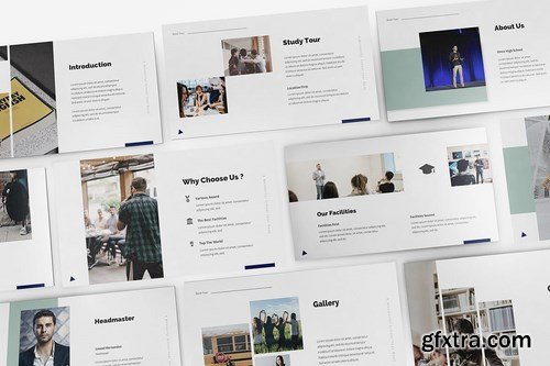 School Year Book Powerpoint Google Slides and Keynote Templates