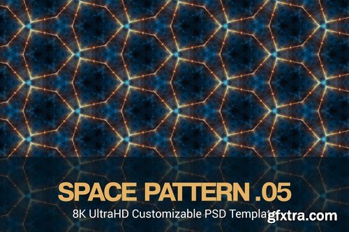 8K UltraHD Seamless Space Pattern Backgrounds Pack