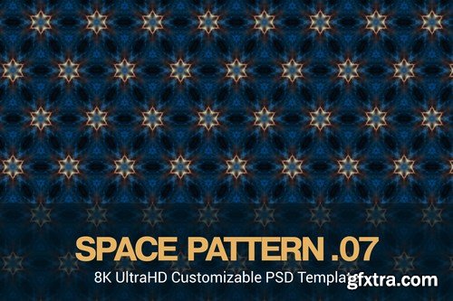 8K UltraHD Seamless Space Pattern Backgrounds Pack