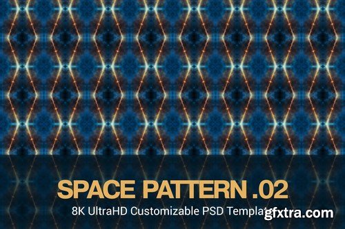 8K UltraHD Seamless Space Pattern Backgrounds Pack