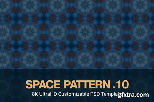 8K UltraHD Seamless Space Pattern Backgrounds Pack