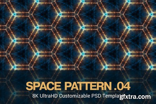 8K UltraHD Seamless Space Pattern Backgrounds Pack