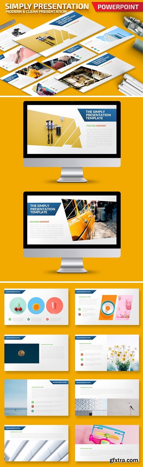 The Simply Powerpoint, Keynote and Google Slides Templates