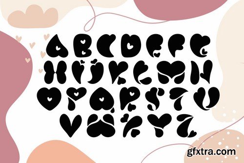 Love You Hand Drawn Valentine Font