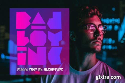 BAD BOY INC - Funky Font