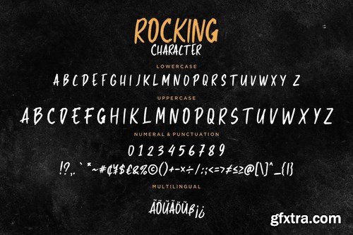 Rocking Rock & Roll Typeface