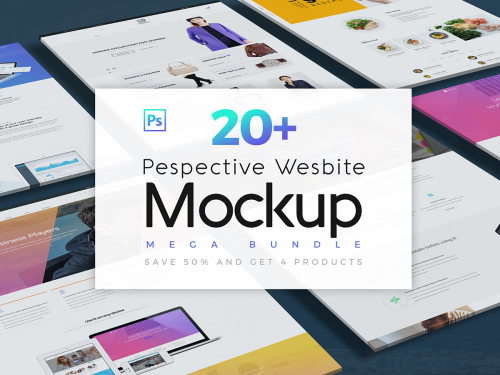 Pespective Website Mockup Bundle - pespective-website-mockup-bundle