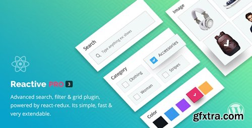 CodeCanyon - Reactive Search Pro v4.0.6.5 - Advanced WordPress Search Filter Map & Grid - 17425763