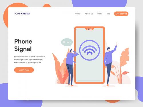 Phone Signal Illustration - phone-signal-illustration